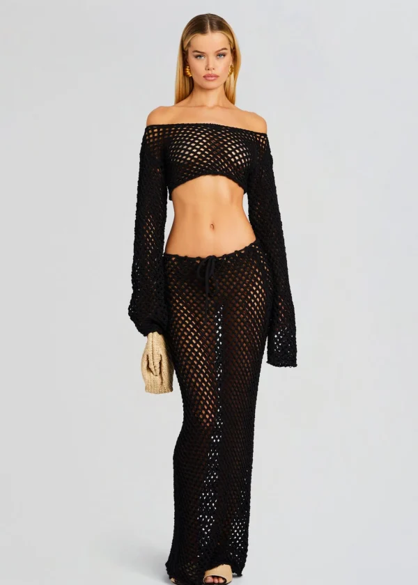 Spring Knits*Retrofete Magen Knitted Shirt Black