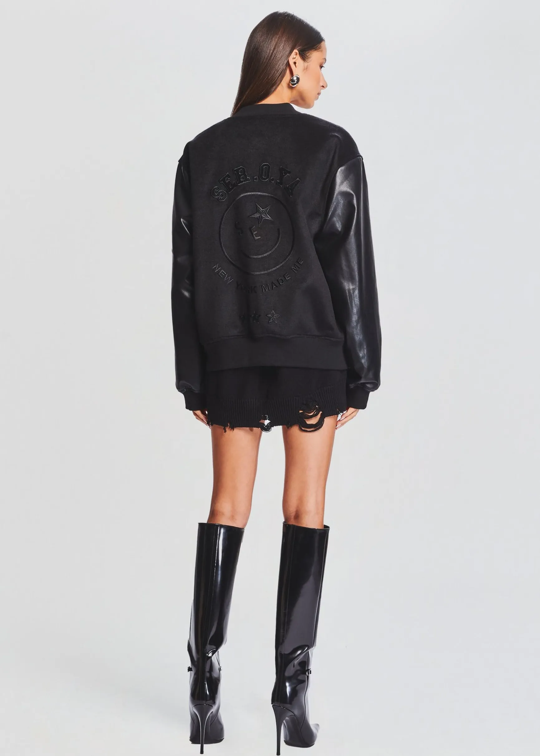 malcolm_bomber_jacket_3.webp Outerwear*Retrofete Malcolm Bomber Jacket Black