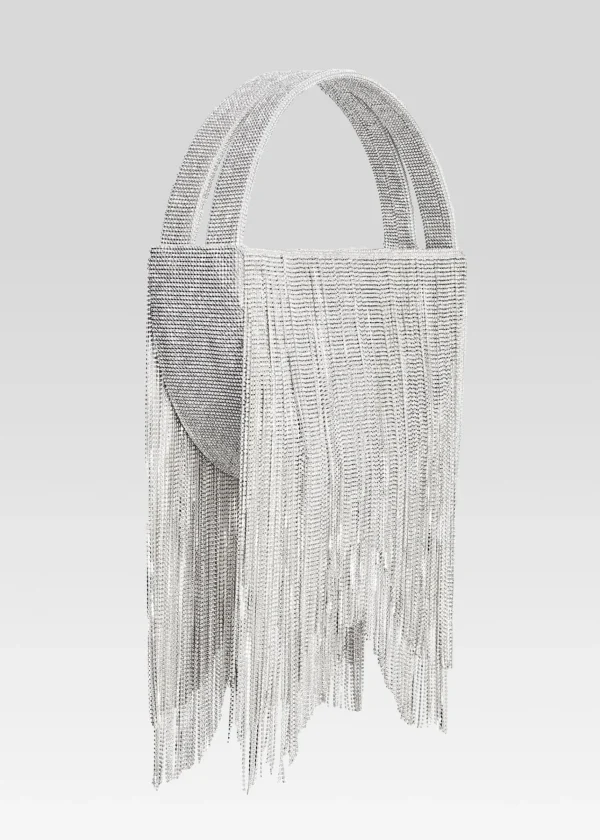 Accessories*Retrofete Malia Crystal Bag White/Silver