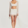 Final Sale*Retrofete Marcel Beaded Duster White