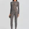 RETROFÊTE*Retrofete Marcel Sequin Jumpsuit Black/Silver