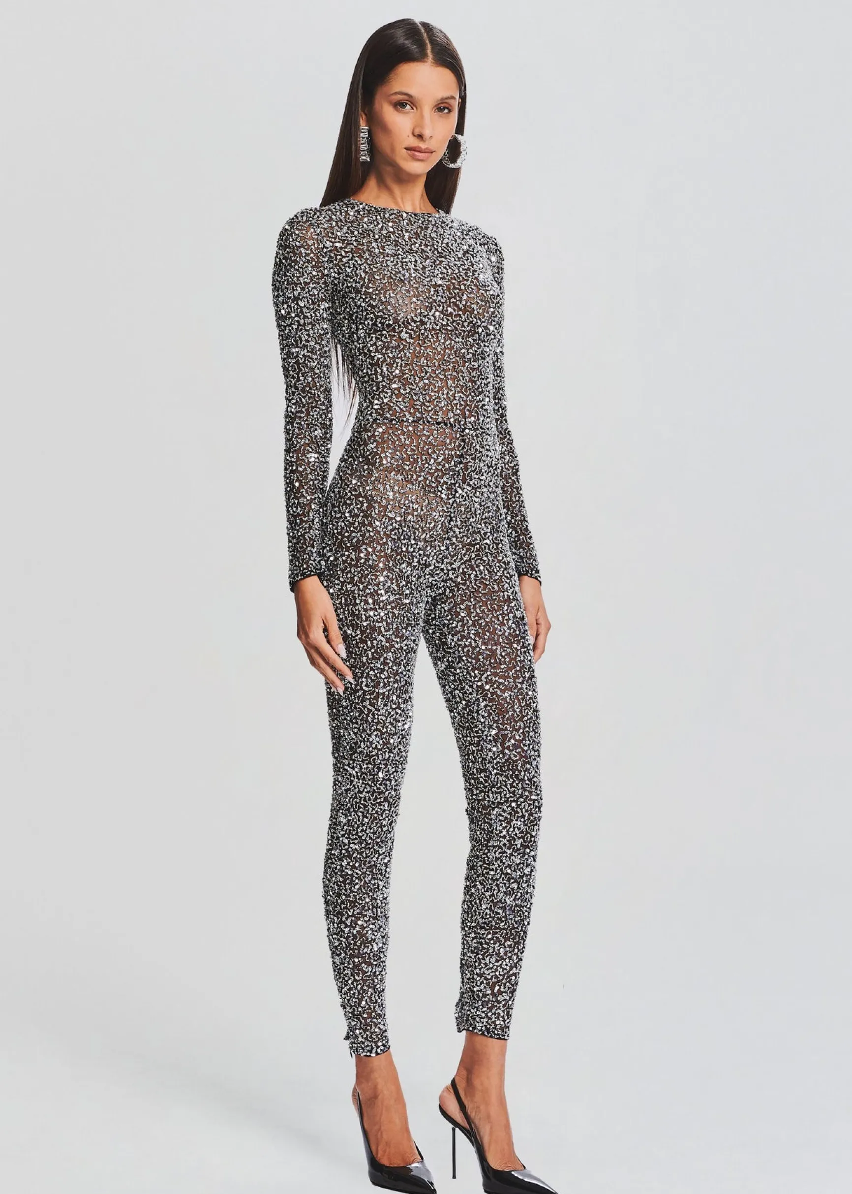 marcel_sequin_jumpsuit_2.webp RETROFÊTE*Retrofete Marcel Sequin Jumpsuit Black/Silver