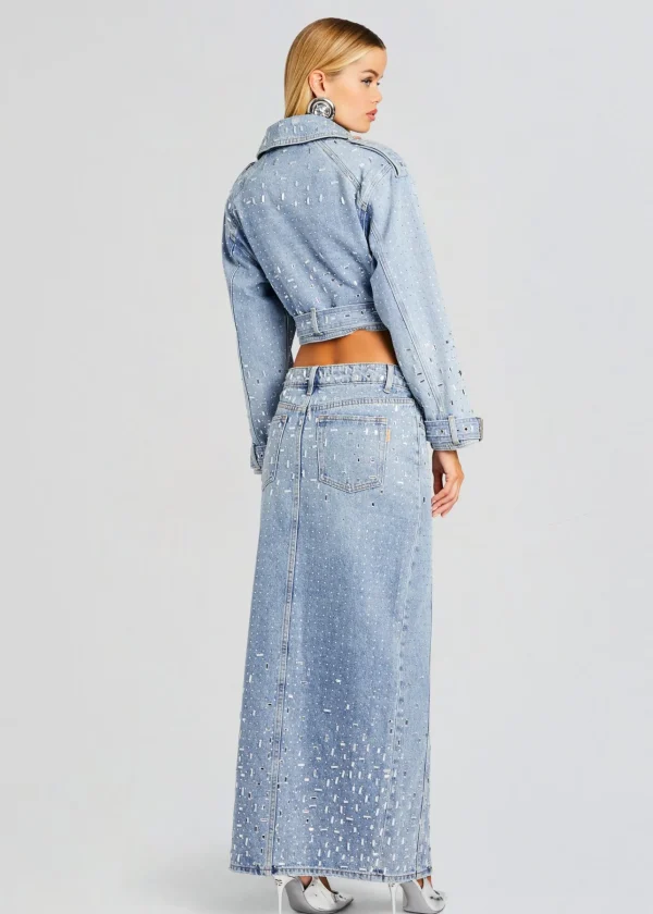 Denim*Retrofete Marcie Embellished Denim Jacket Tresca