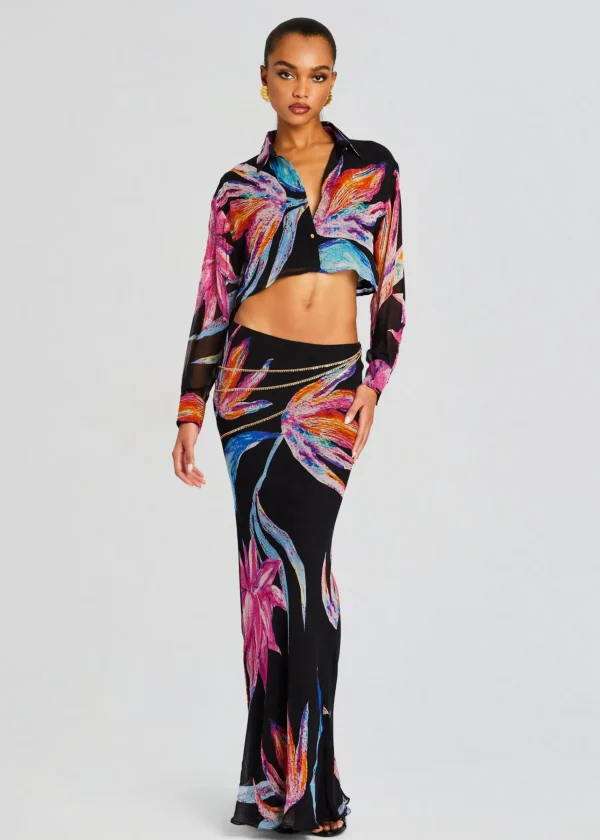 Bottoms*Retrofete Margo Maxi Skirt Black