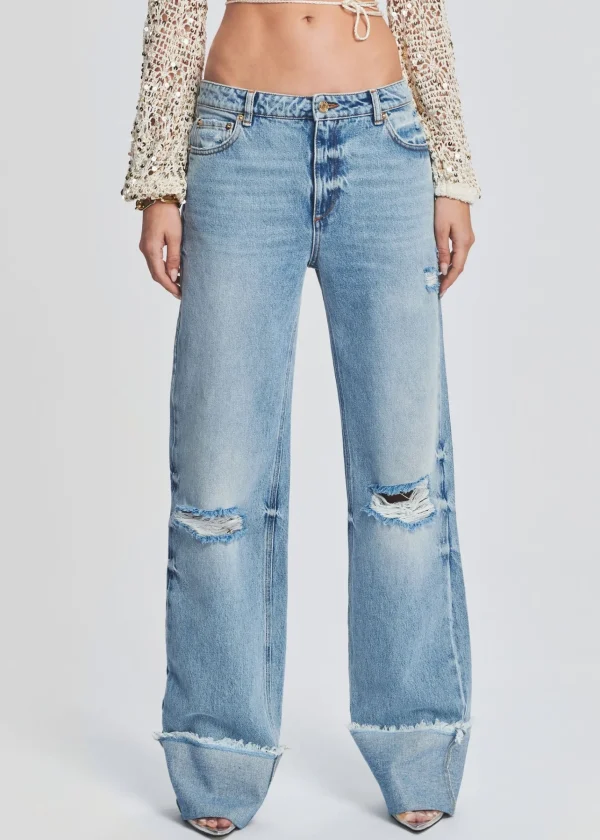 Best Sellers*Retrofete Margot Cuffed Boyfriend Jean Coastline