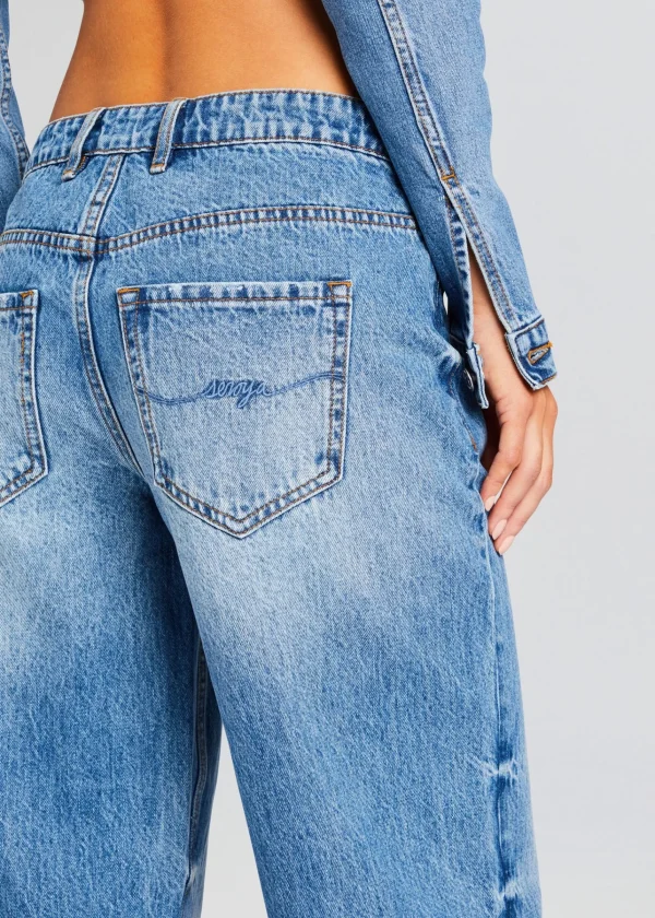 Best Sellers*Retrofete Margot Cuffed Boyfriend Jean River