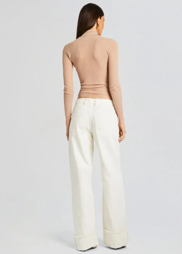 Best Sellers*Retrofete Margot Cuffed Boyfriend Jean Off White