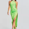 Guest Of*Retrofete Maria Dress Lime Punch