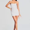 Honeymoon Looks*Retrofete Marin Pearl Dress White Pearl