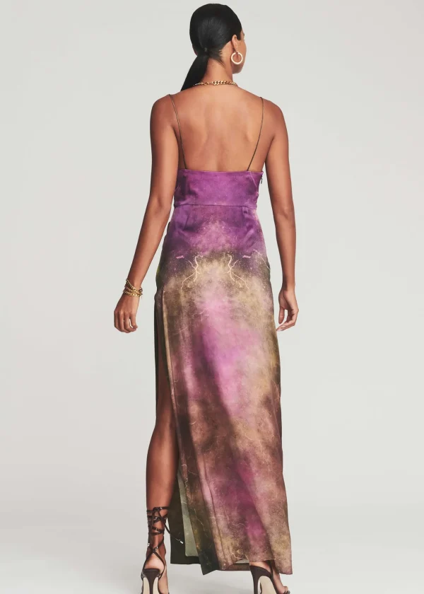 Dresses*Retrofete Marlene Silk Dress Vintage Thunderstorm