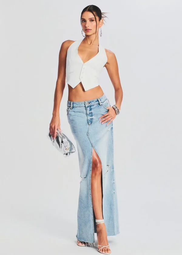 Denim*Retrofete Matilda Maxi Skirt Coastline