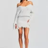 Dresses*Retrofete Maude Sweater Dress Silver