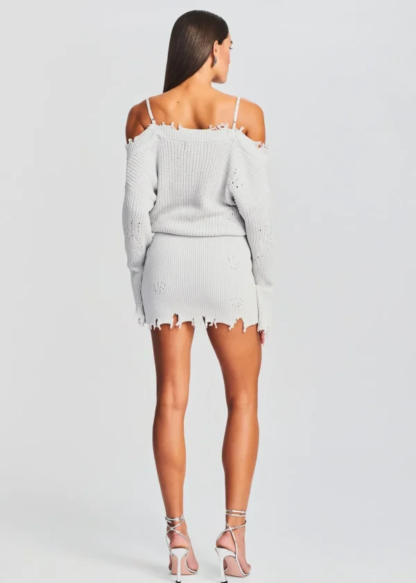 Day to Night*Retrofete Maude Sweater Dress Silver