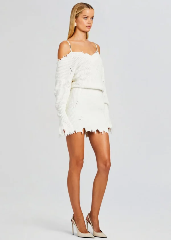 Dresses*Retrofete Maude Sweater Dress Winter White
