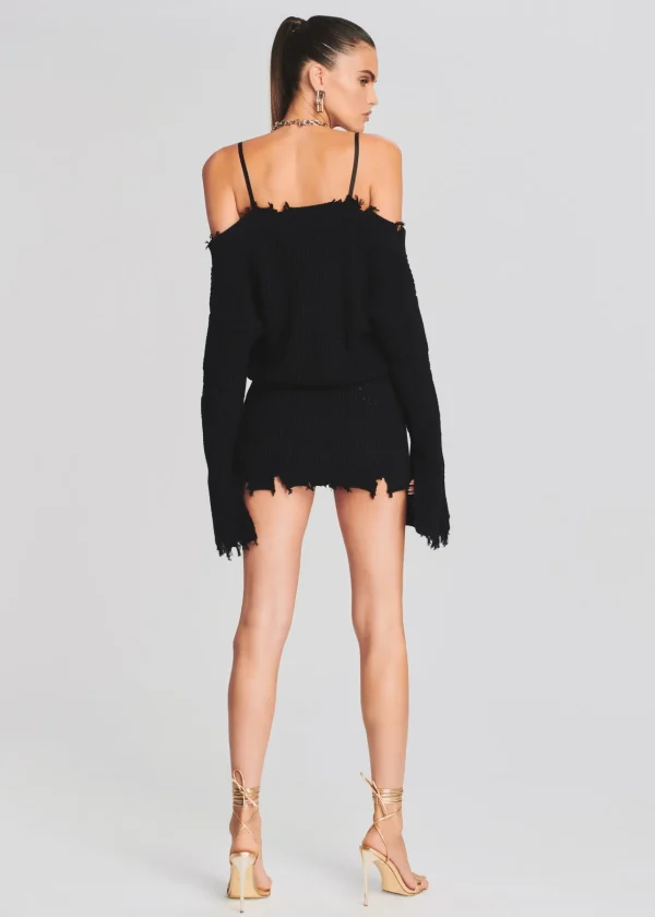 Dresses*Retrofete Maude Sweater Dress Black