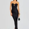 Resort '24*Retrofete Maura Lycra Midi Dress Black