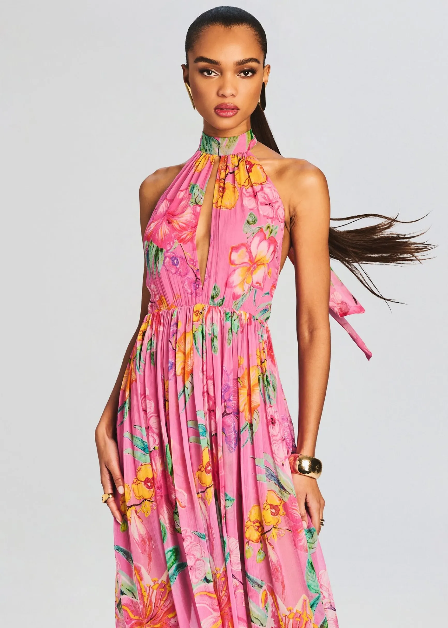 megan_long_dress_1.webp Tropical Hues*Retrofete Megan Long Dress Pink Floral