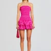 Mini*Retrofete Megan Short Dress Hot Pink