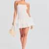 Bridal Shower*Retrofete Megan Short Dress White Fruition