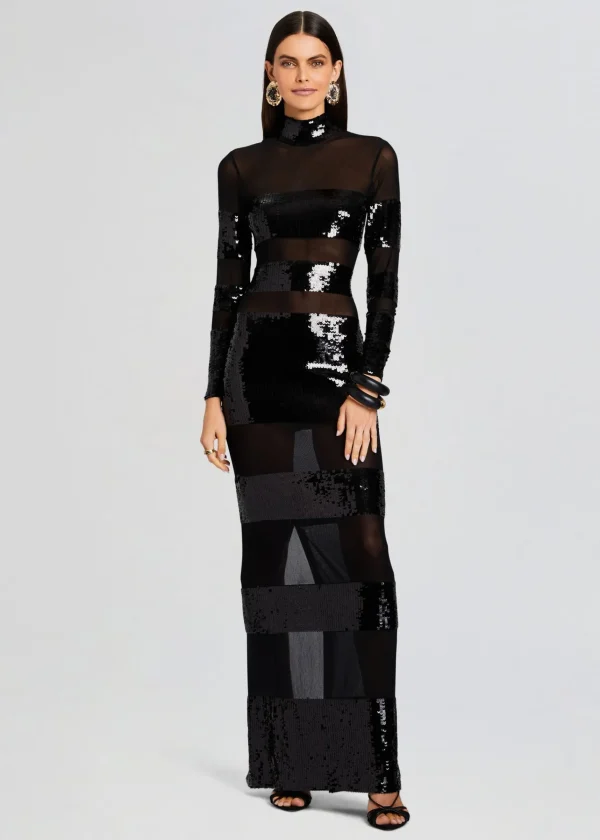 Dresses*Retrofete Melina Sequin Dress Black