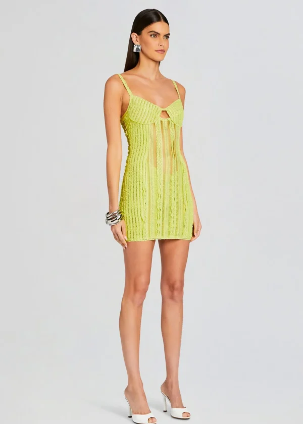 Mini*Retrofete Mercey Short Dress Lime Sham