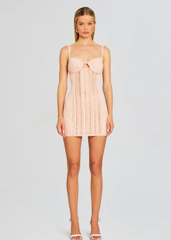 Mini*Retrofete Mercey Short Dress Dusty Pink