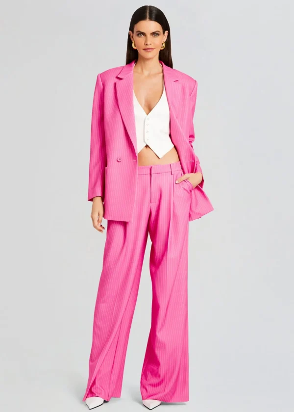 Business Chic*Retrofete Messi Pant Pink/White Stripe