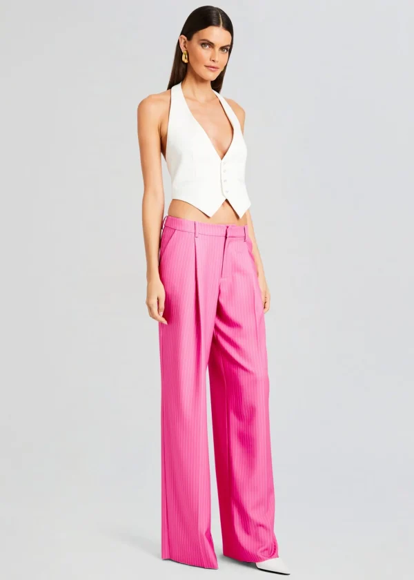 Resort '24*Retrofete Messi Pant Pink/White Stripe