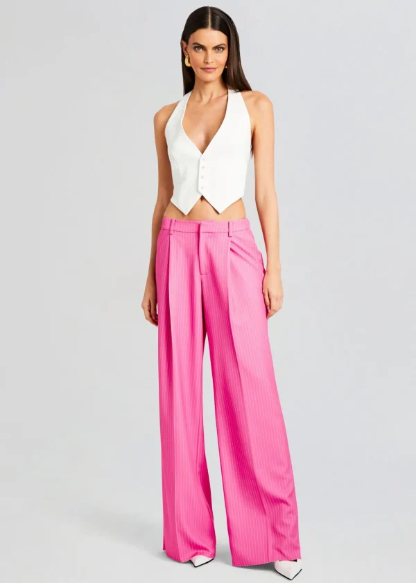 Business Chic*Retrofete Messi Pant Pink/White Stripe