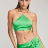 Final Sale*Retrofete Mesta Silk Top Green