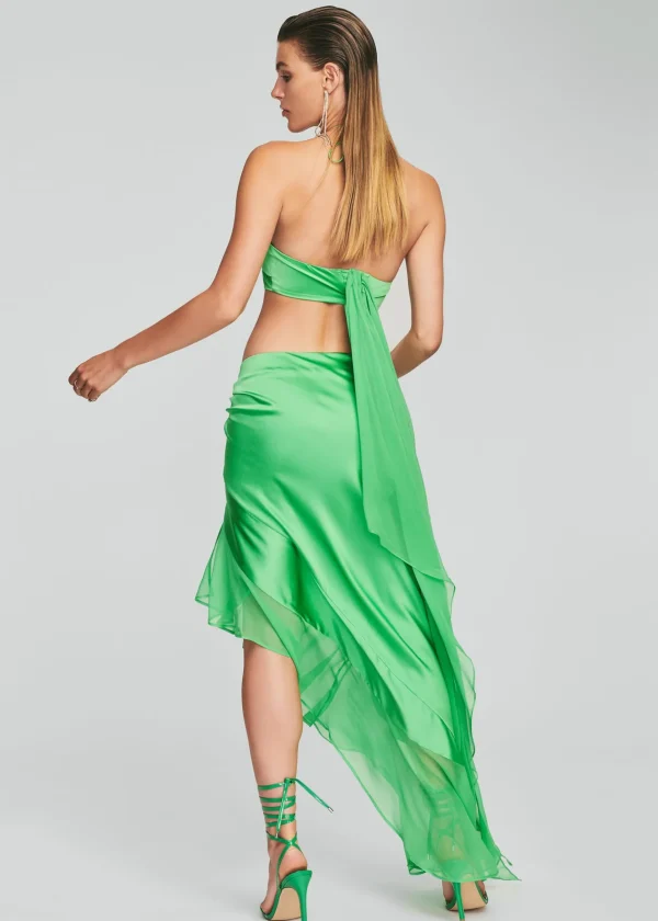 Final Sale*Retrofete Mesta Silk Top Green