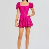 Resort '24*Retrofete Mexik Short Dress Hot Pink
