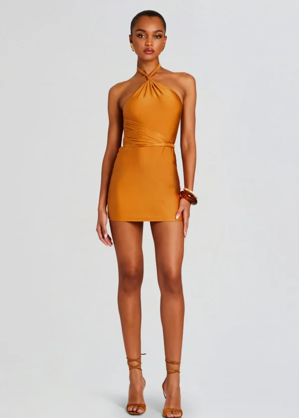 Resort '24*Retrofete Millane Dress Tobacco