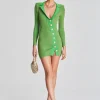 RETROFÊTE*Retrofete Mimi Rib Knit Dress Green