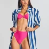 Swim*Retrofete Mindel Buttoned Shirt Stripe Blue
