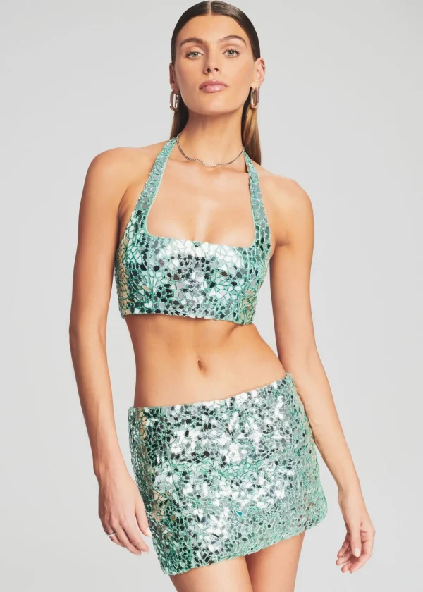 Final Sale*Retrofete Minos Bra Turquoise Powder