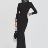 Dresses*Retrofete Monroe Embellished Knit Dress Black