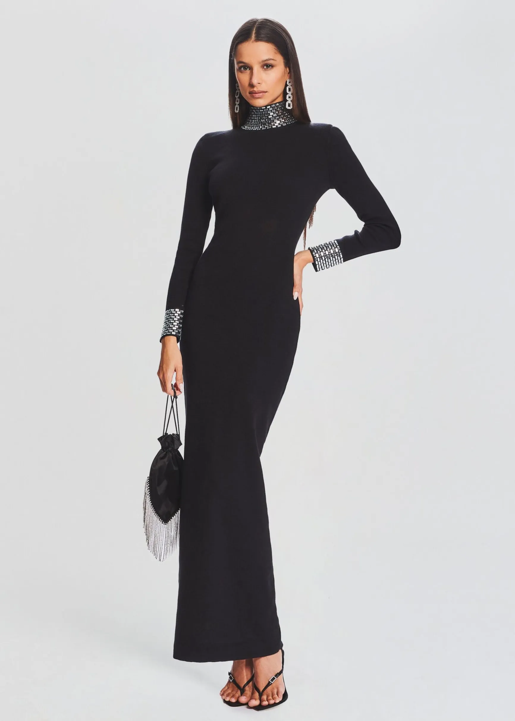 monroe_embellished_knit_d_0-3.webp Dresses*Retrofete Monroe Embellished Knit Dress Black