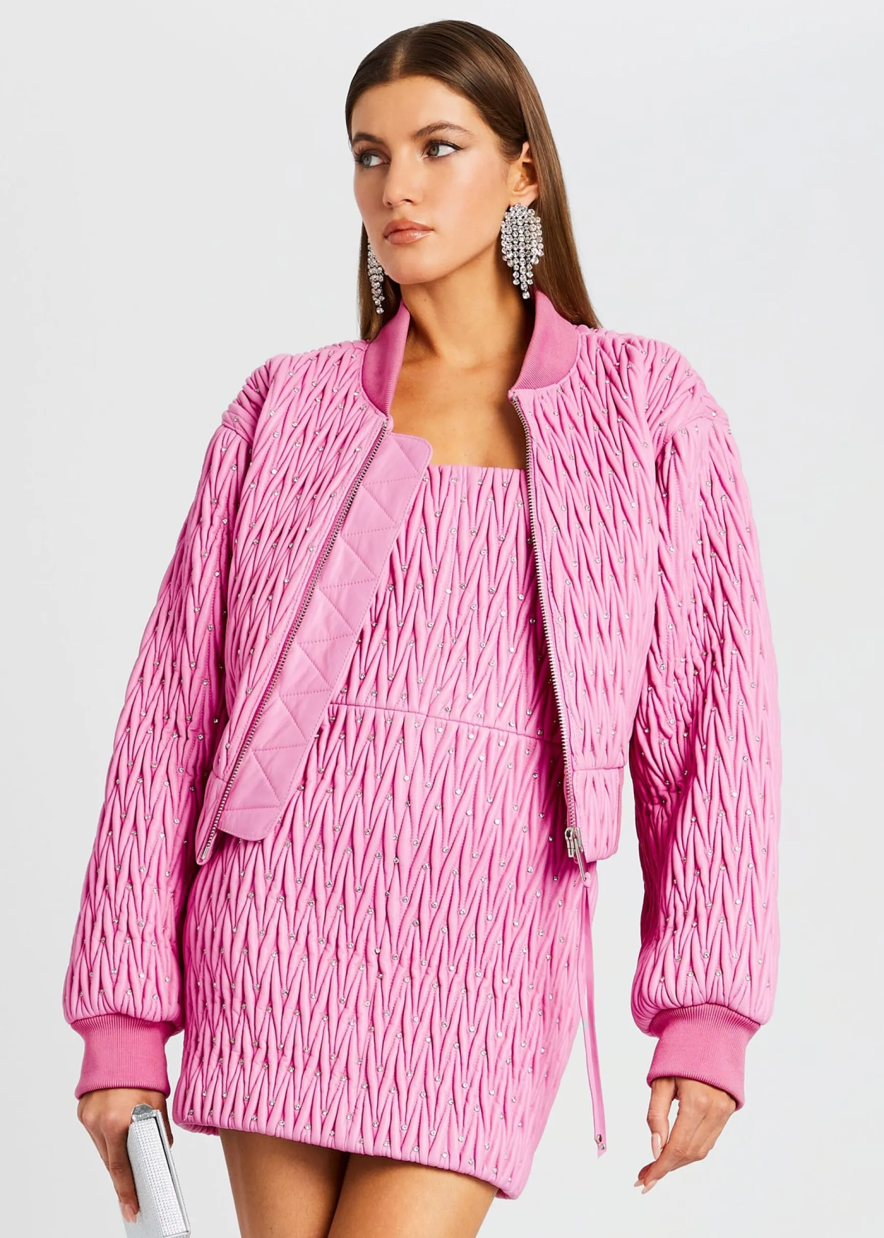 morgana_embellished_leath_0-2.webp RETROFÊTE*Retrofete Morgana Embellished Leather Jacket Begonia Pink