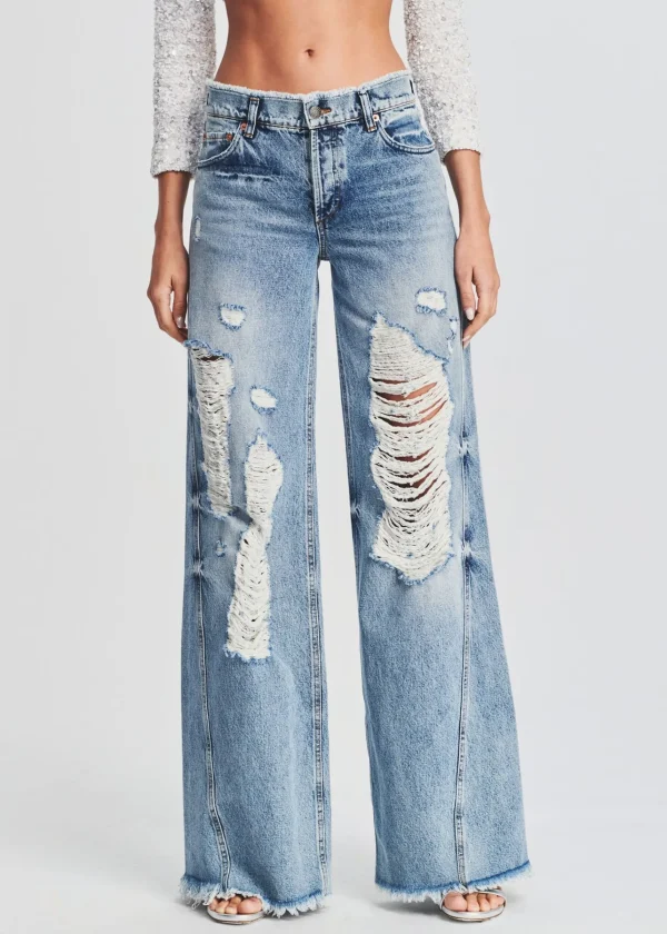 Denim*Retrofete Mountain Wide Leg Jean Sorrento