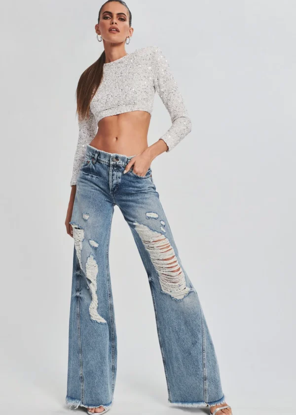 Denim*Retrofete Mountain Wide Leg Jean Sorrento
