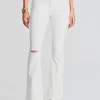 Bottoms*Retrofete Murphy Mid Rise Jean White