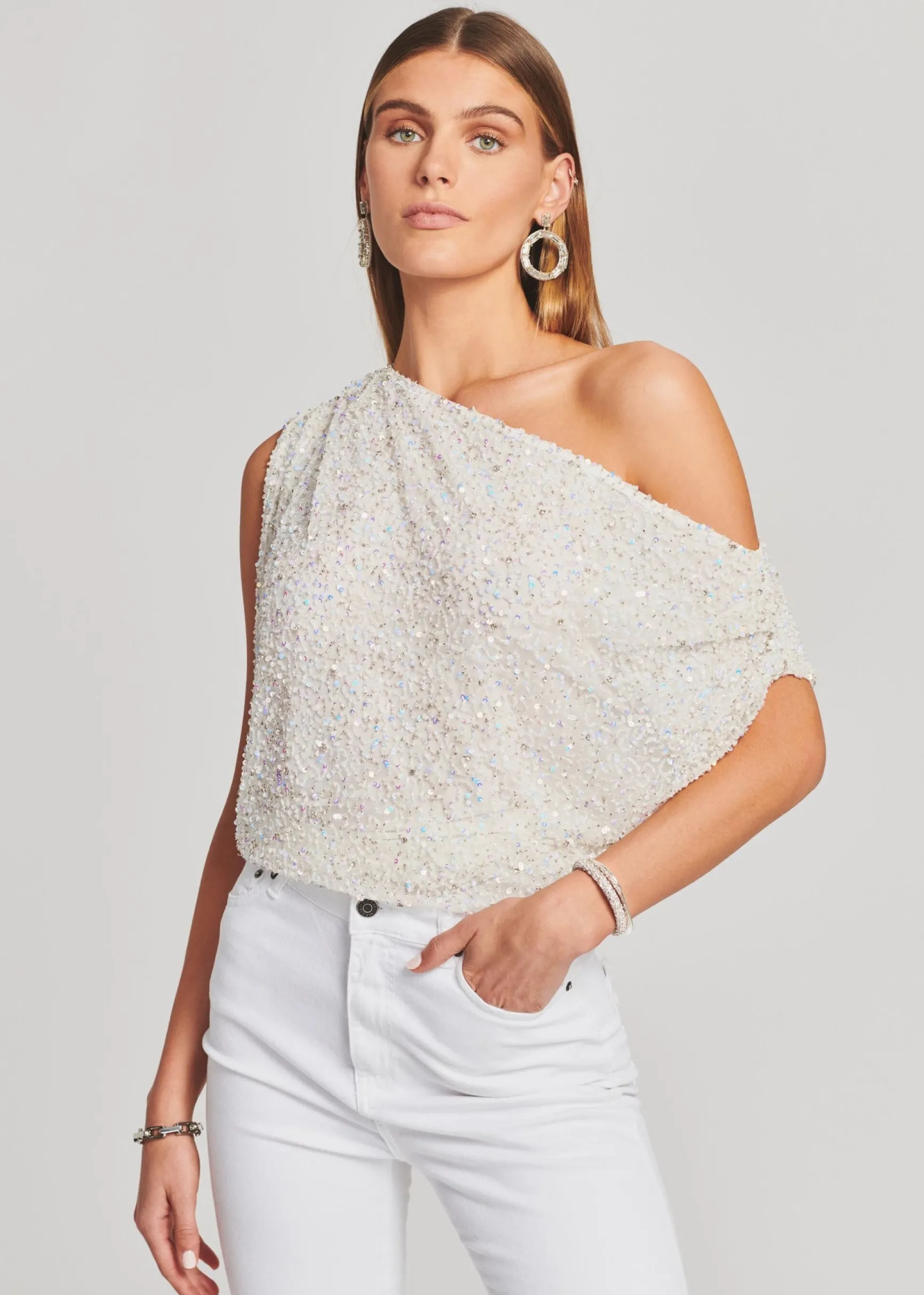 myles_sequin_top_0-2.webp Final Sale*Retrofete Myles Sequin Top Iridescent White