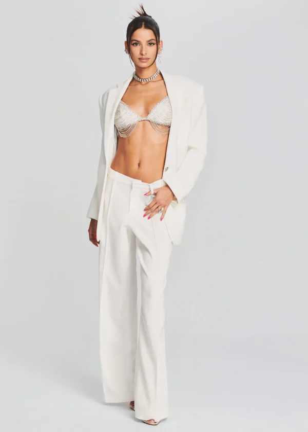 Bridal Shower*Retrofete Natal Blazer White