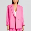 Best Sellers*Retrofete Natasha Blazer Pink/White Stripe