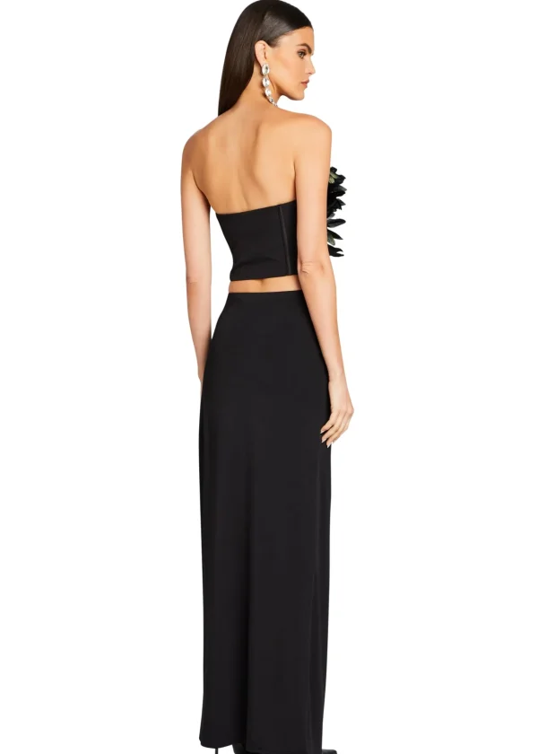 RETROFÊTE*Retrofete Nicki Feather Top Black