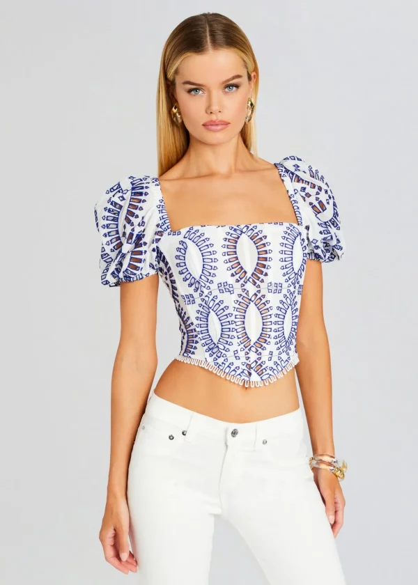Tops*Retrofete Nivak Top Klein Blue