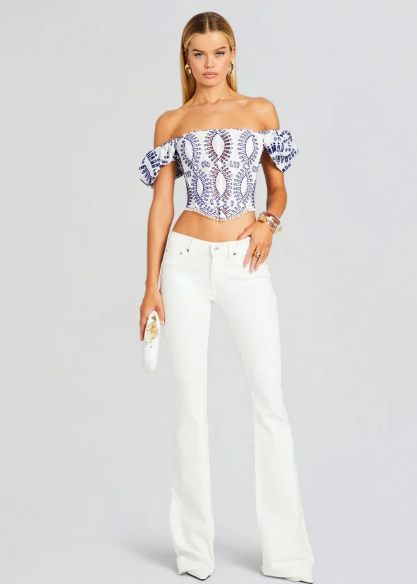 Resort '24*Retrofete Nivak Top Klein Blue