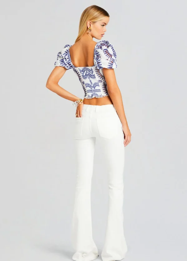 Resort '24*Retrofete Nivak Top Klein Blue