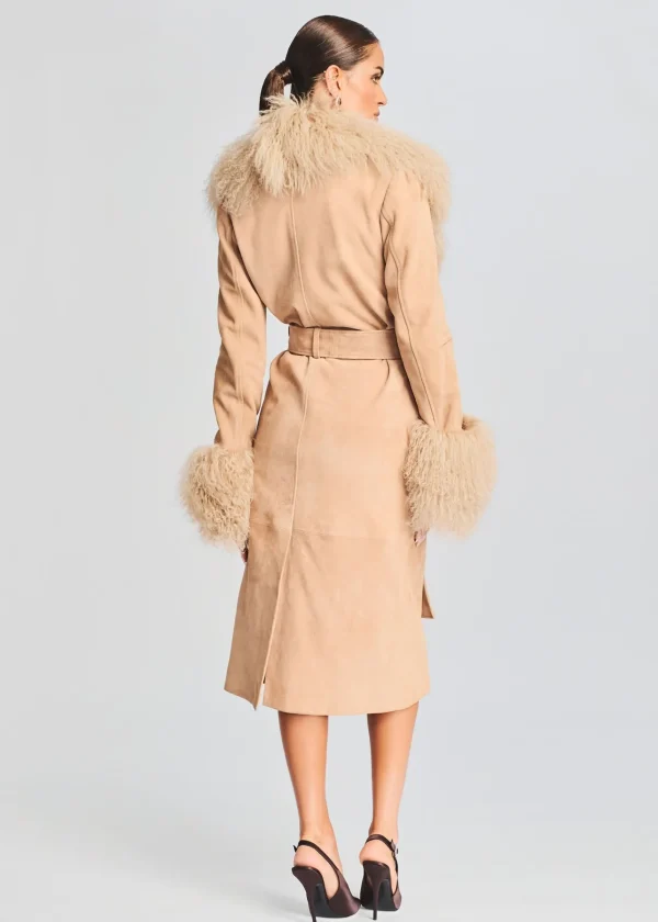 Neutral Moments*Retrofete Nora Coat Tannin
